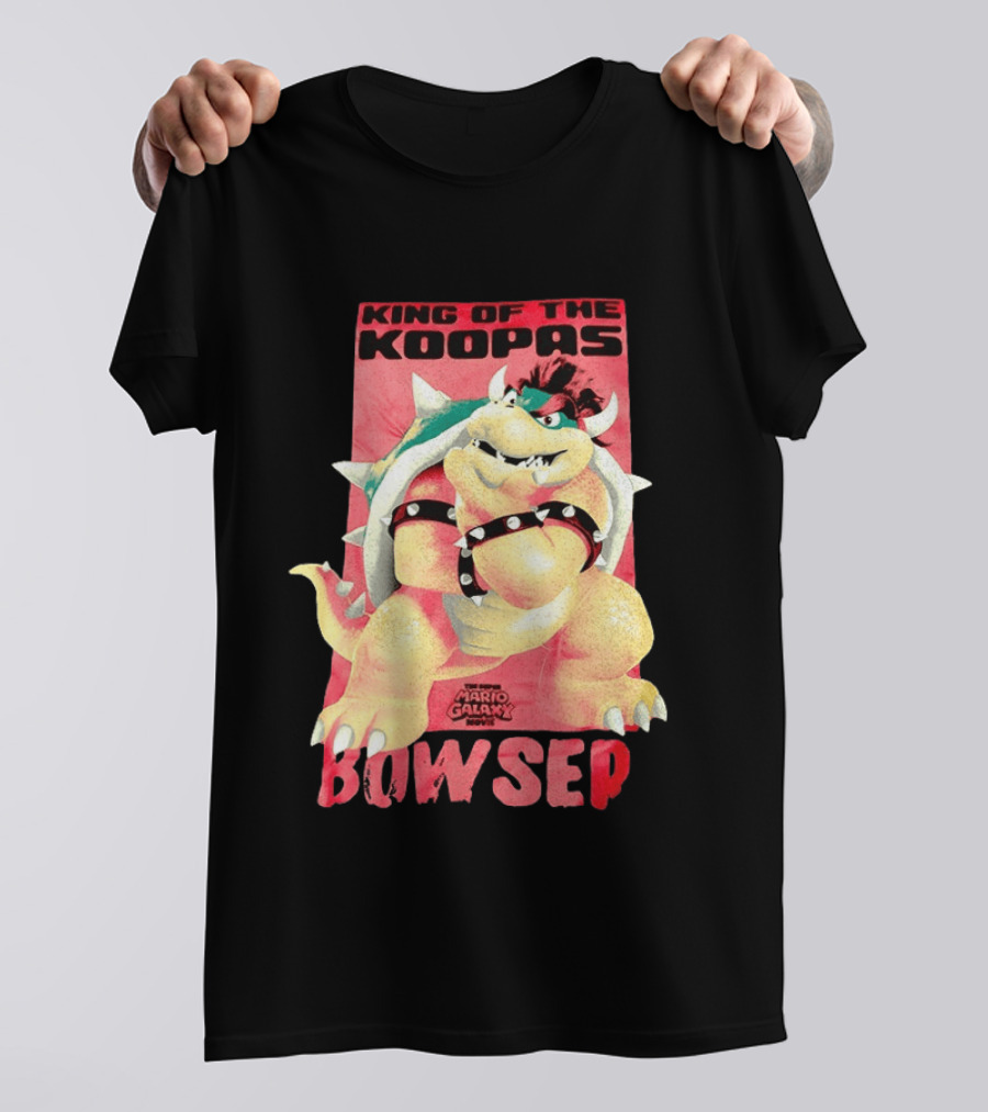 King Of The Koopas Bowser Mario Galaxy Movie T-Shirt