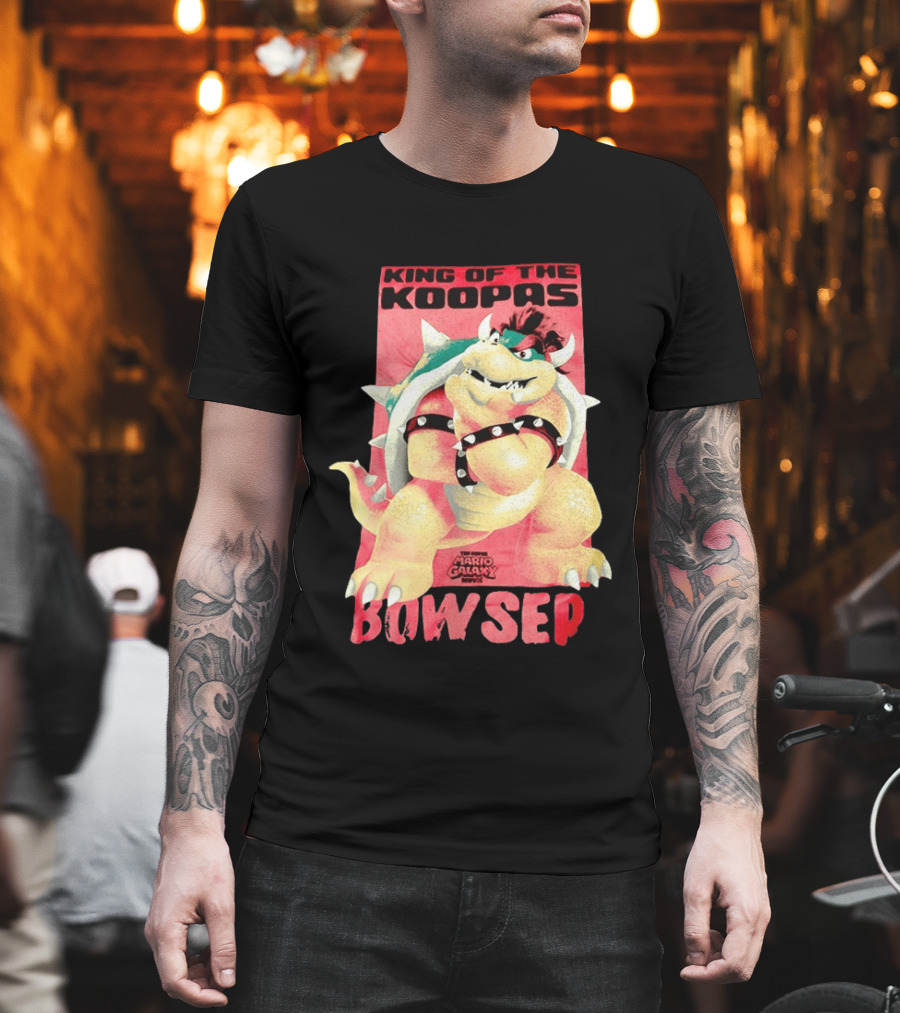 King Of The Koopas Bowser Mario Galaxy Movie T-Shirt