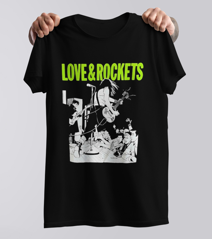 Love And Rockets Band Iconic Performance T-Shirt