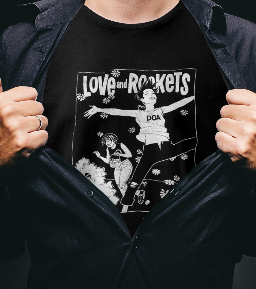 Love And Rockets San Diego Comicon 1993 Classic Cover T-Shirt