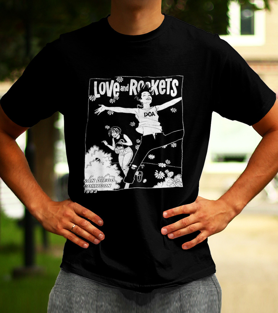Love And Rockets San Diego Comicon 1993 Classic Cover T-Shirt