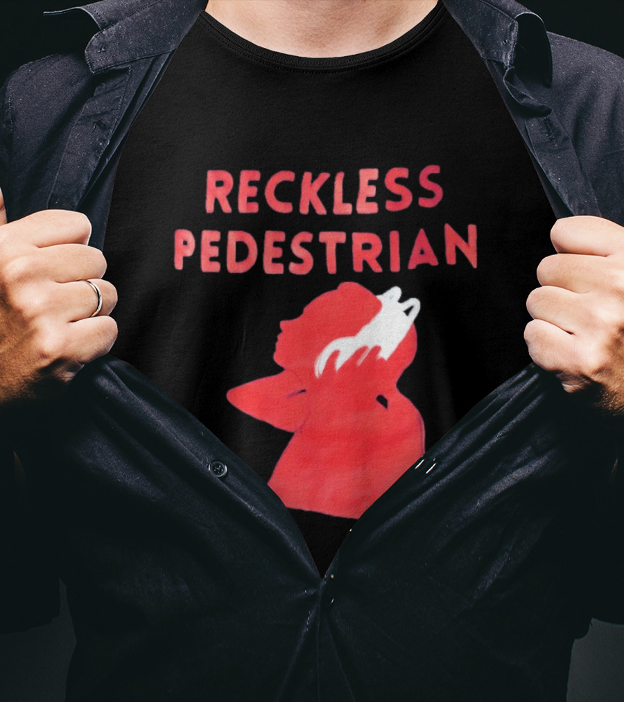 Reckless Pedestrian Bold Red T-Shirt