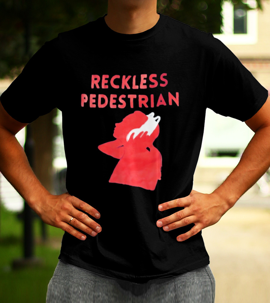 Reckless Pedestrian Bold Red T-Shirt