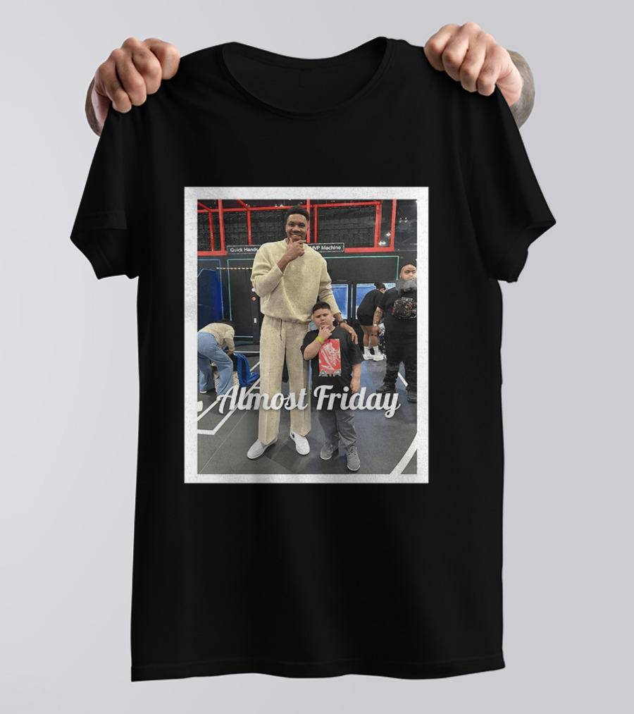 Rizzler Giannis Almost Friday MVP Machine T-Shirt