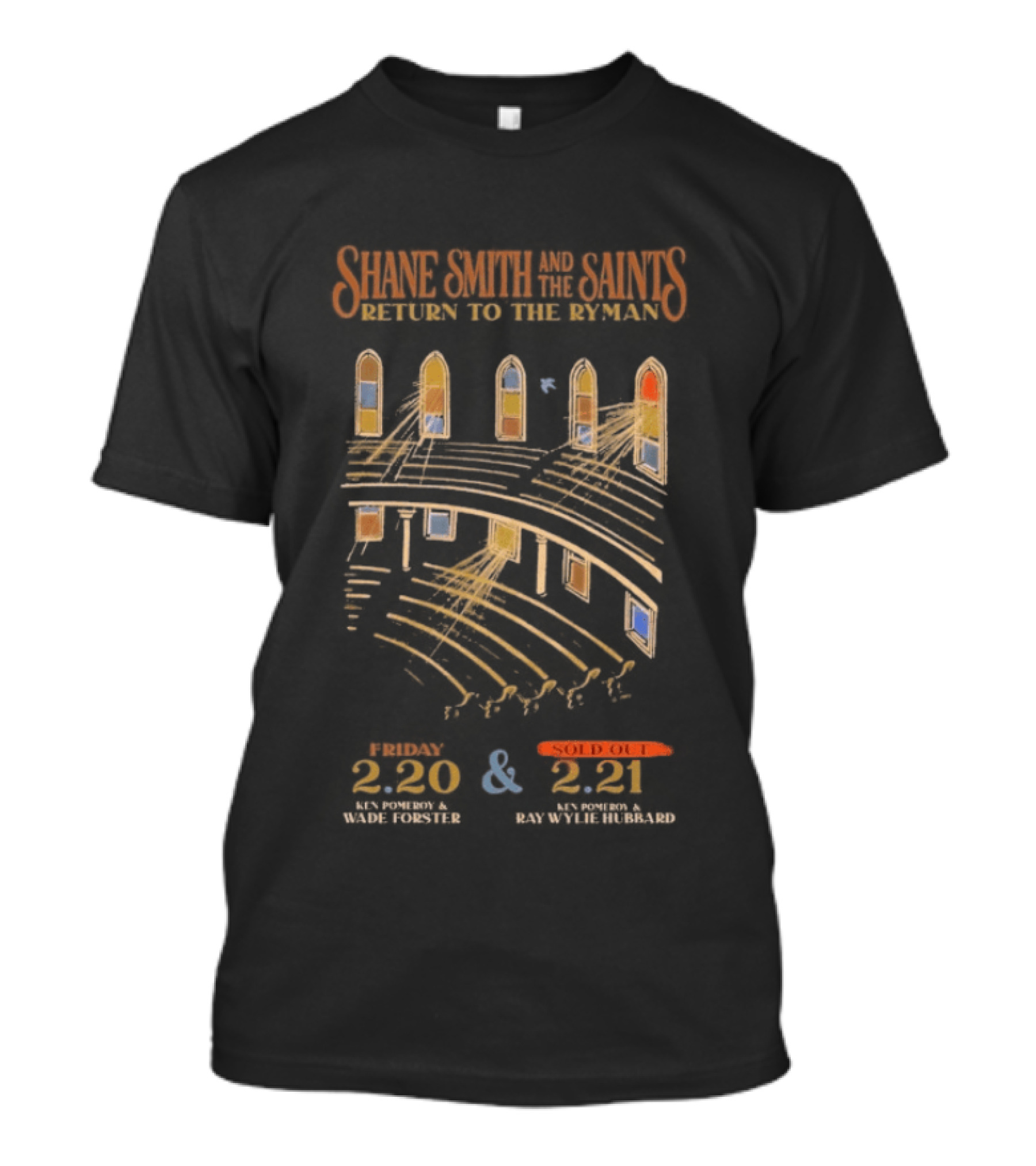 Shane Smith And The Saints Return To The Ryman Feb 20 And 21 2026 Sold Out T-Shirt