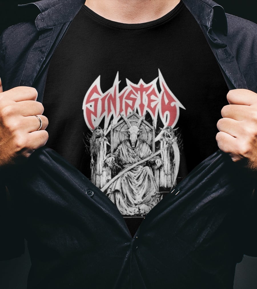 Sinister Entering The Underworld Metal Band T-Shirt