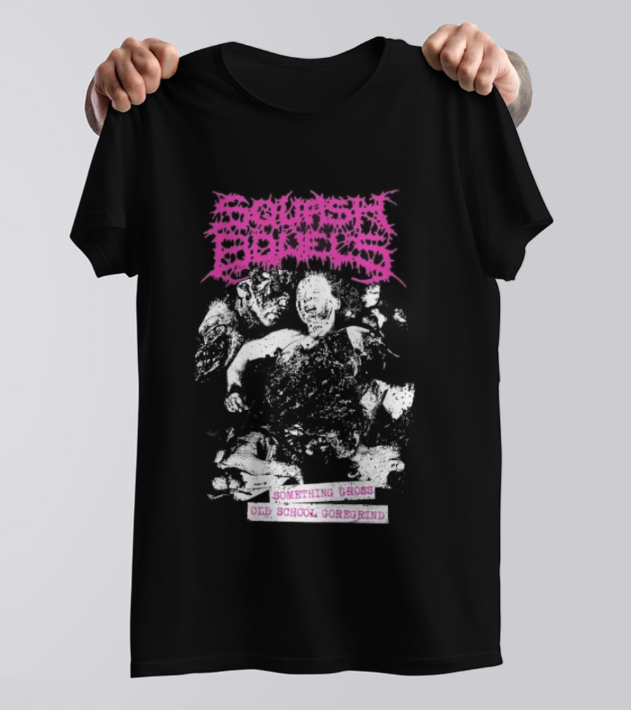 Squash Bowels Something Gross Old School Goregrind Pink Psychotic Gore T-Shirt