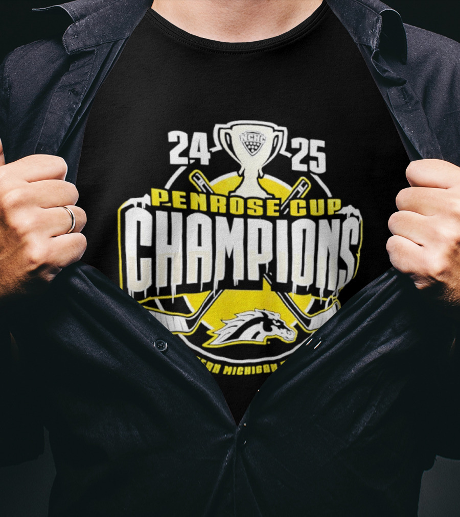 Western Michigan Broncos 2025 Penrose Cup Champions T-Shirt