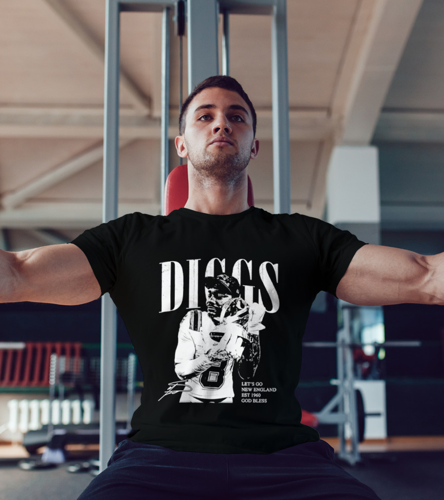 Diggs Let's Go New England Est 1960 God Bless T-Shirt