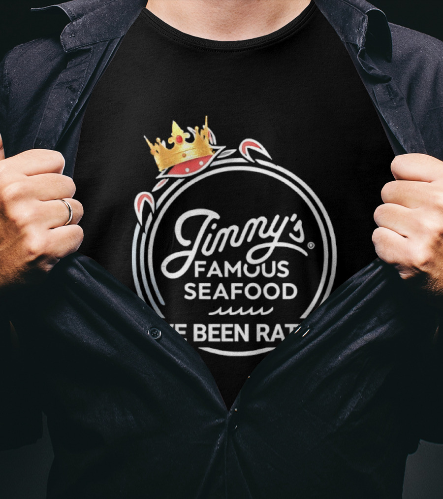 Jimmy's Famous Seafood Crown You've Been Ratioed T-Shirt