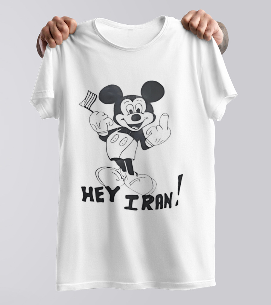 Hey Iran Mickey Mouse T-Shirt