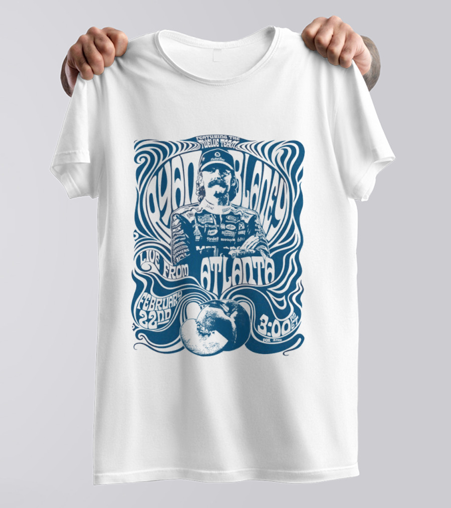 Ryan Blaney Live From Atlanta February 22nd 3:00 Dark Horse Team Penske T-Shirt