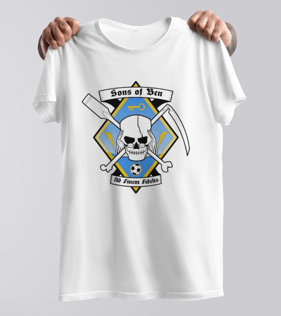 Sons Of Ben Skull Ad Finem Fidelis Key And Tools T-Shirt