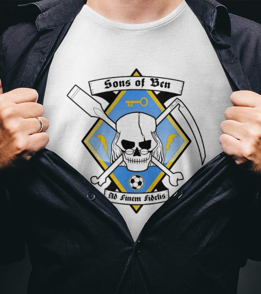 Sons Of Ben Skull Ad Finem Fidelis Key And Tools T-Shirt