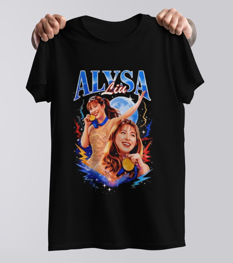 Alysa Liu Figure Skating Princess Gold Medal Celebration T-Shirt