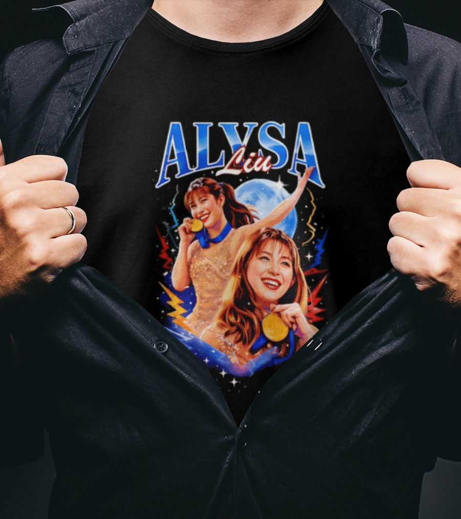 Alysa Liu Figure Skating Princess Gold Medal Celebration T-Shirt