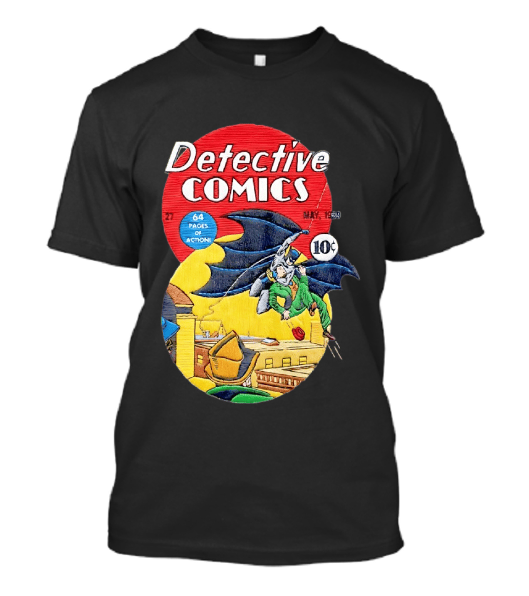 Detective Comics 27 May 1939 Batman 64 Pages Of Action T-Shirt