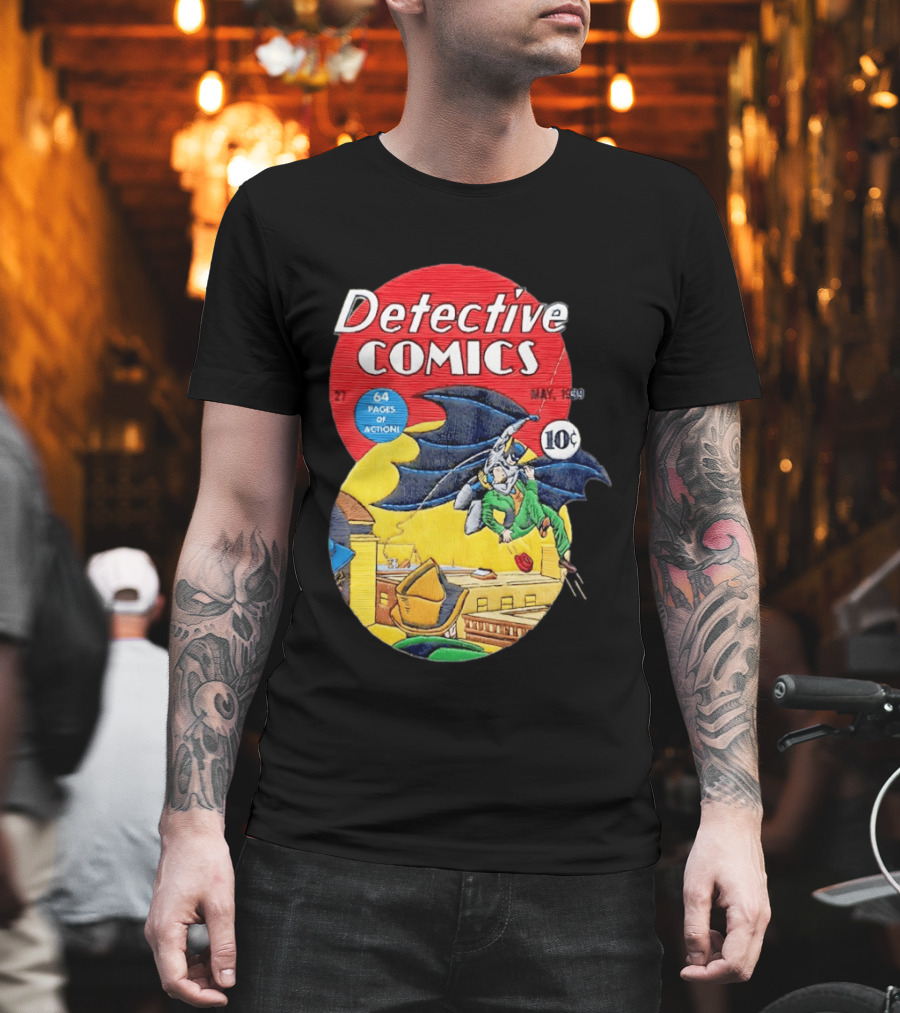 Detective Comics 27 May 1939 Batman 64 Pages Of Action T-Shirt