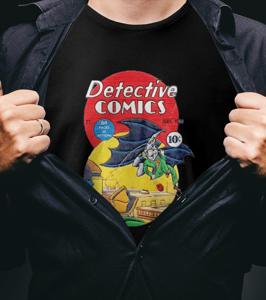 Detective Comics 27 May 1939 Batman 64 Pages Of Action T-Shirt