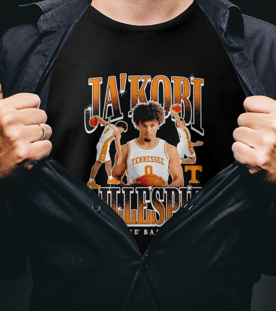 Ja'Kobi Gillespie Slam Dunk Tennessee Volunteers Basketball 0 T-Shirt
