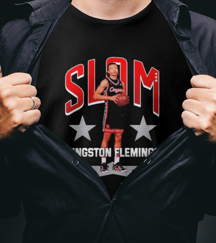 Kingston Flemings SLAM Cover Houston Cougars UH Coogs H Town T-Shirt