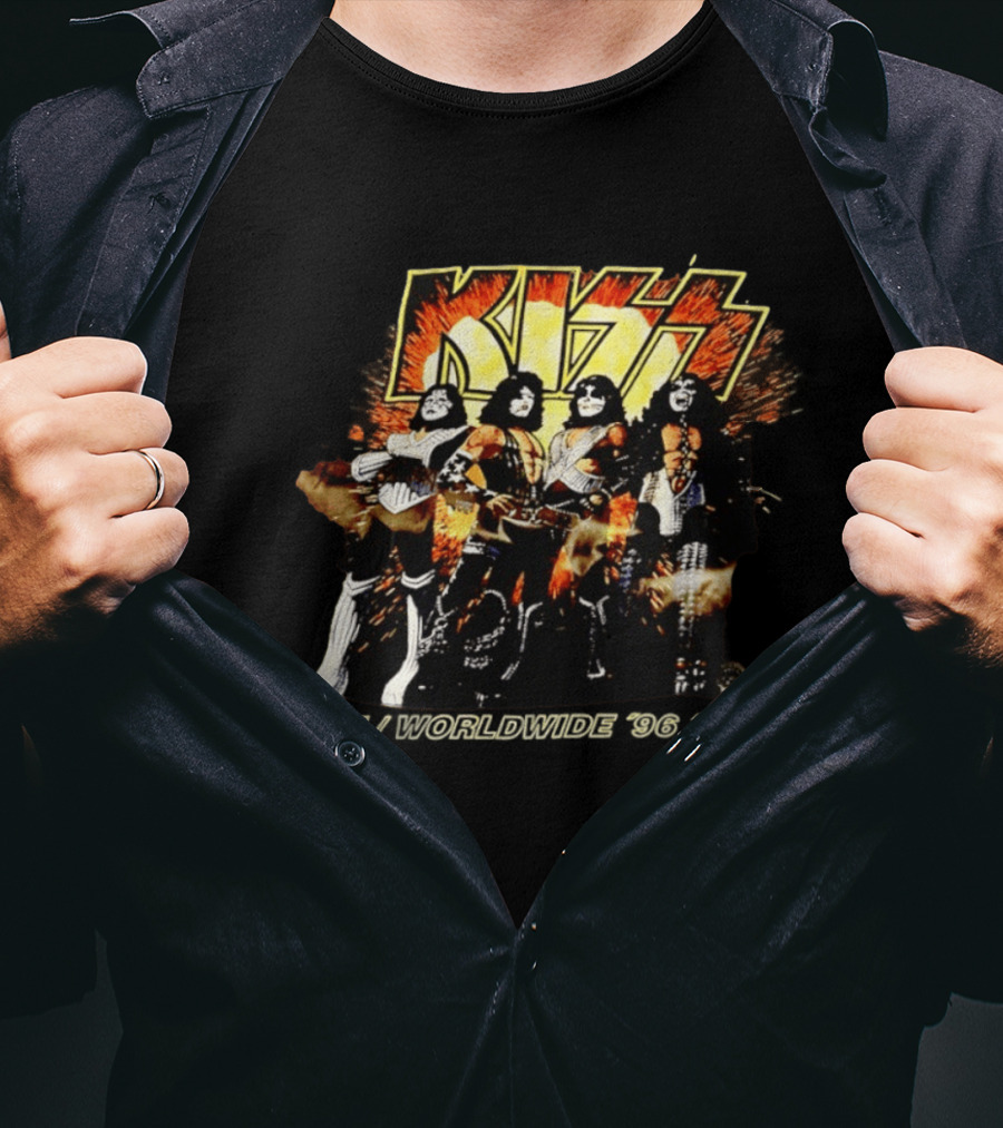 Kiss Alive Worldwide 1996 Tour Birmingham AL USA T-Shirt