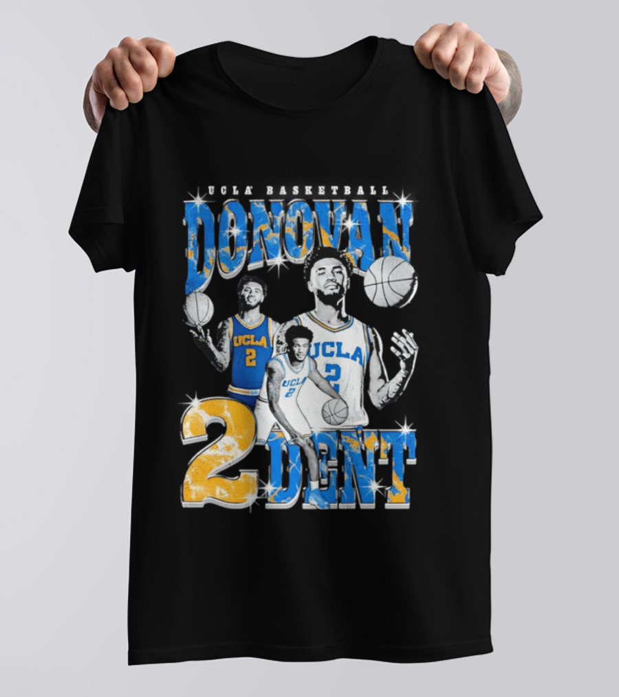 Donovan Dent 2 UCLA Bruins Basketball Player Vintage Team Spirit T-Shirt