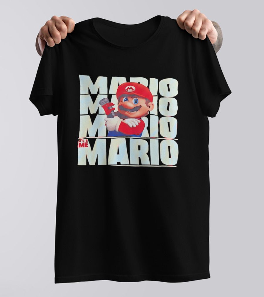 Mario Bros Red Movie It's A Me T-Shirt