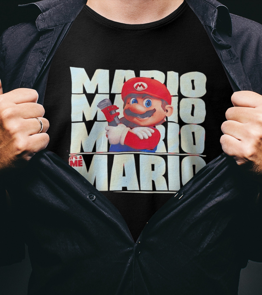 Mario Bros Red Movie It's A Me T-Shirt