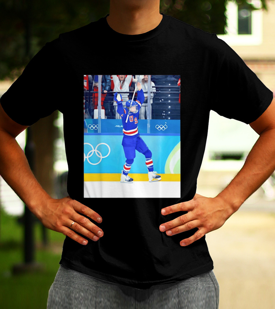 Megan Keller USA Women's Ice Hockey 2026 Olympics Celebration T-Shirt