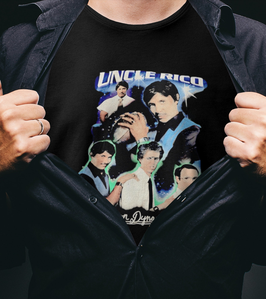 Uncle Rico Football 2004 Napoleon Dynamite Movie Collage T-Shirt