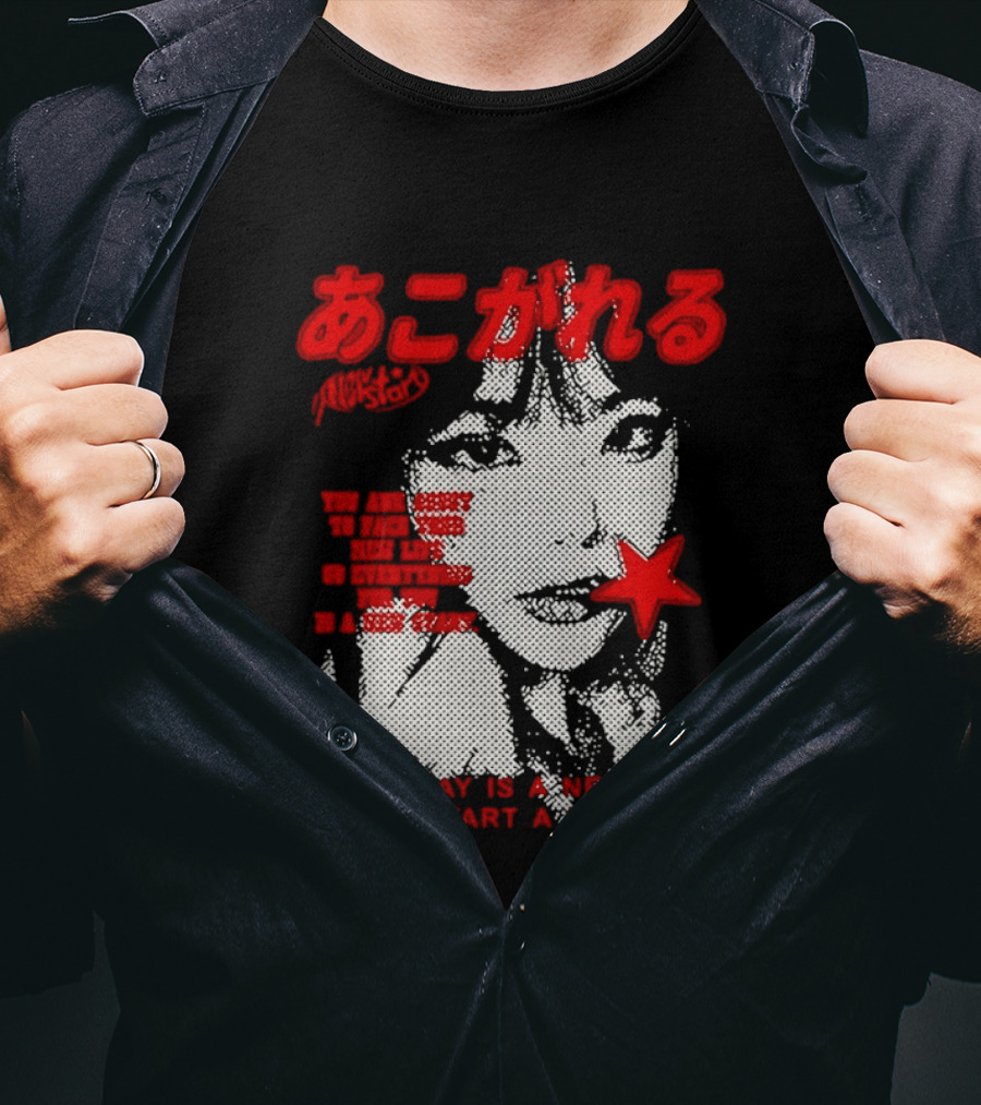 Girl Japan Everyday Is A New Day New Start New Life T-Shirt