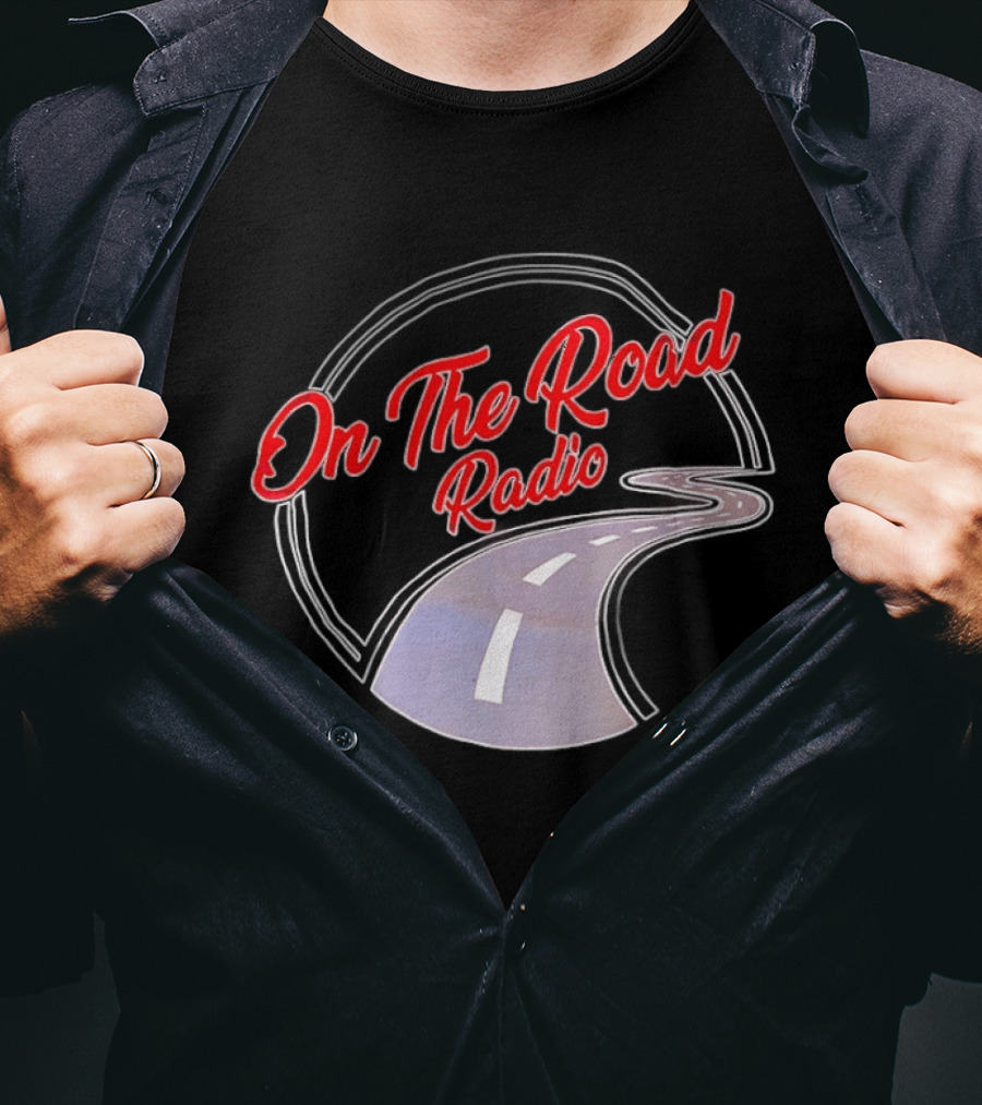 On The Road Radio Winding Highway Adventure T-Shirt