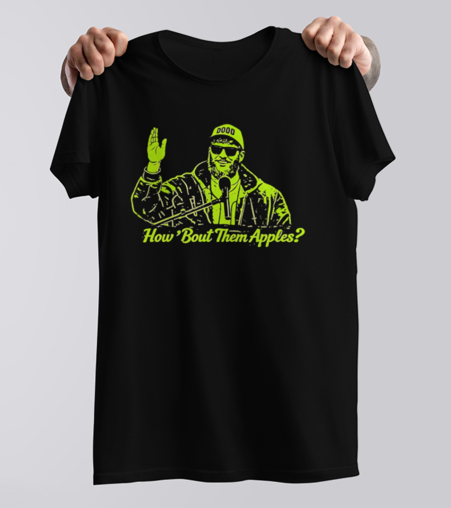 How 'Bout Them Apples Iconic Sunglasses And Microphone T-Shirt