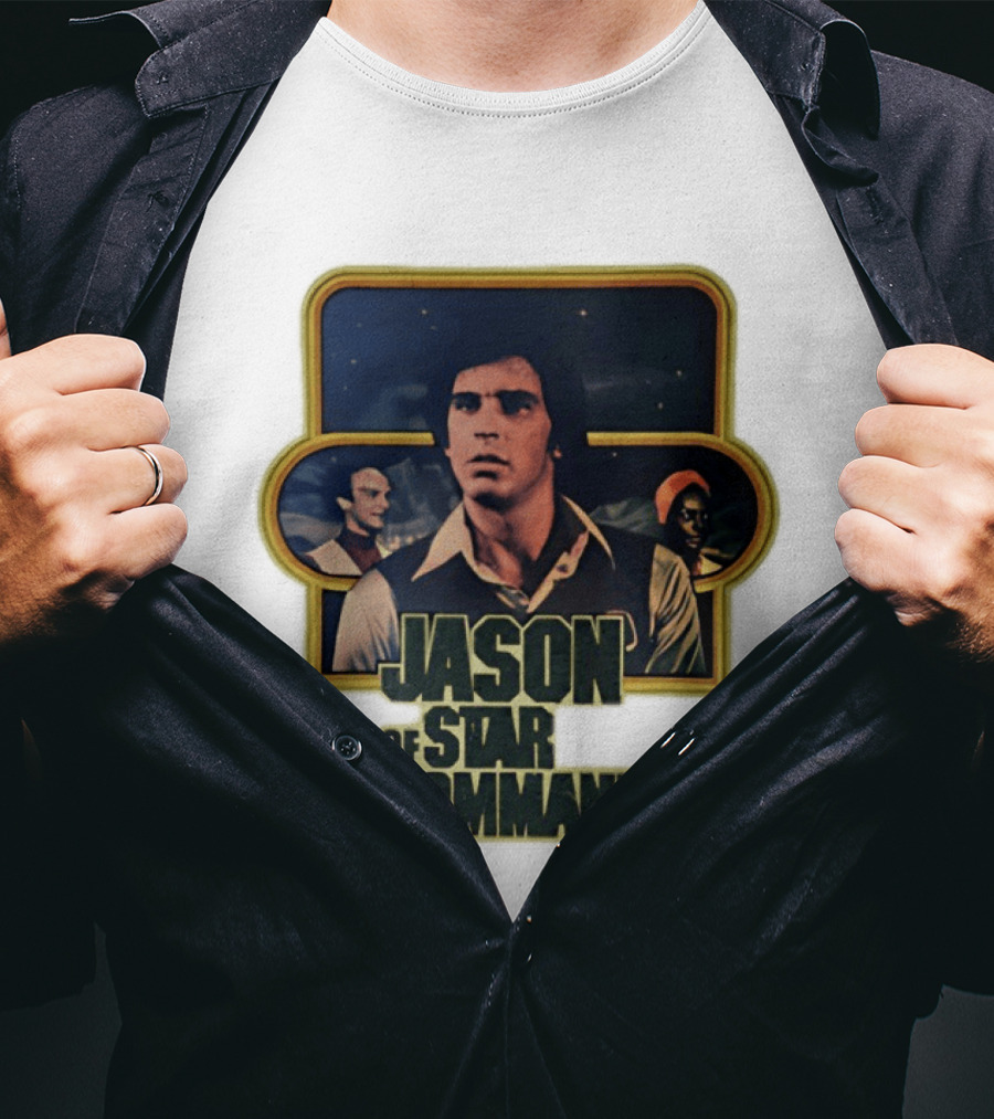 Jason Of Star Command Retro Sci Fi Series Iconic Ensemble T-Shirt
