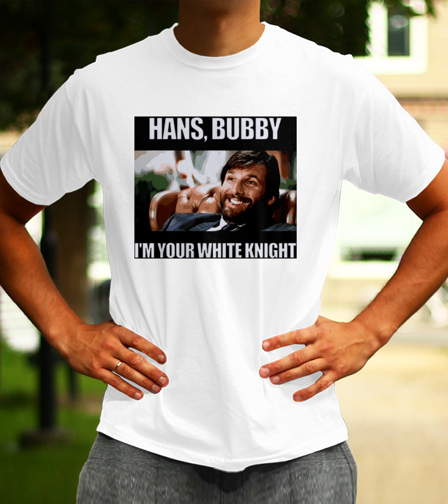 Hans Bubby I'm Your White Knight Iconic Movie T-Shirt