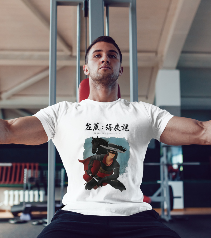 Zorro The Chronicles Heroic Adventure And Black Horse T-Shirt