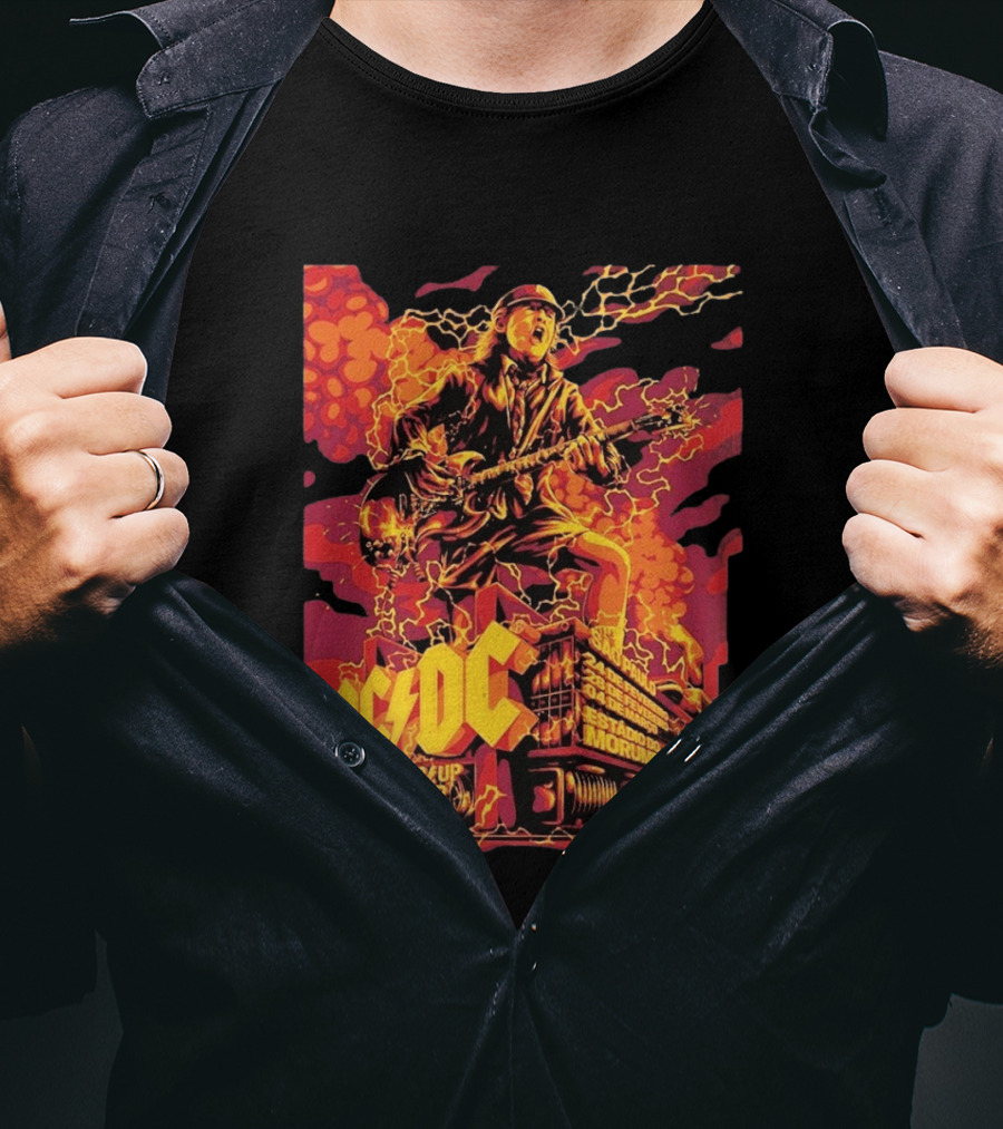 ACDC PWR Up Tour 2026 Sao Paulo Estadio Do Morumbi February 24 28 March 4 Concert T-Shirt