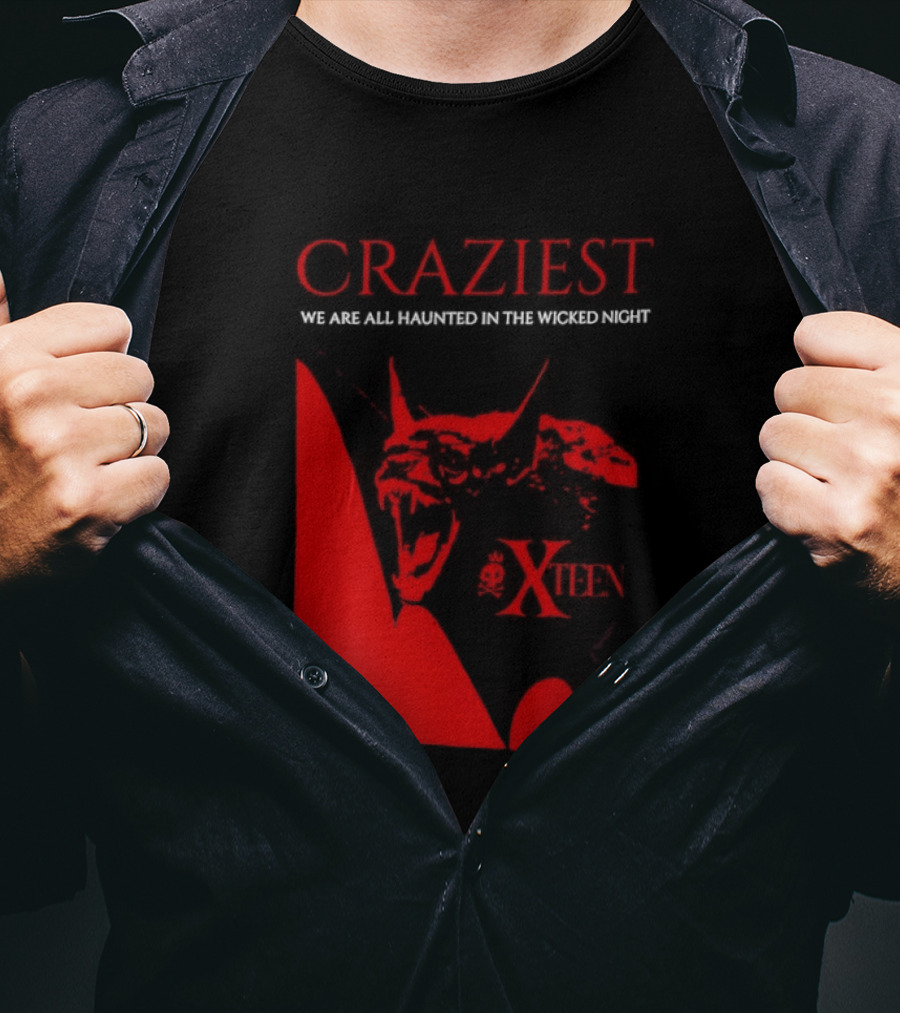 Craziest We Are All Haunted In The Wicked Night Xteen Devil T-Shirt
