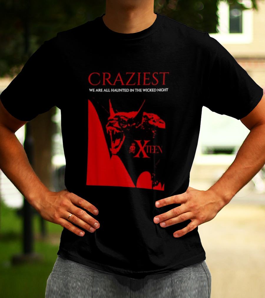 Craziest We Are All Haunted In The Wicked Night Xteen Devil T-Shirt