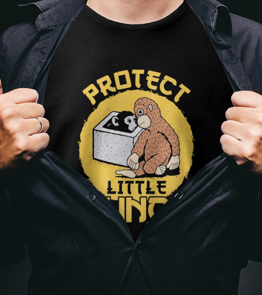 Protect Little Punch The Monkey T-Shirt