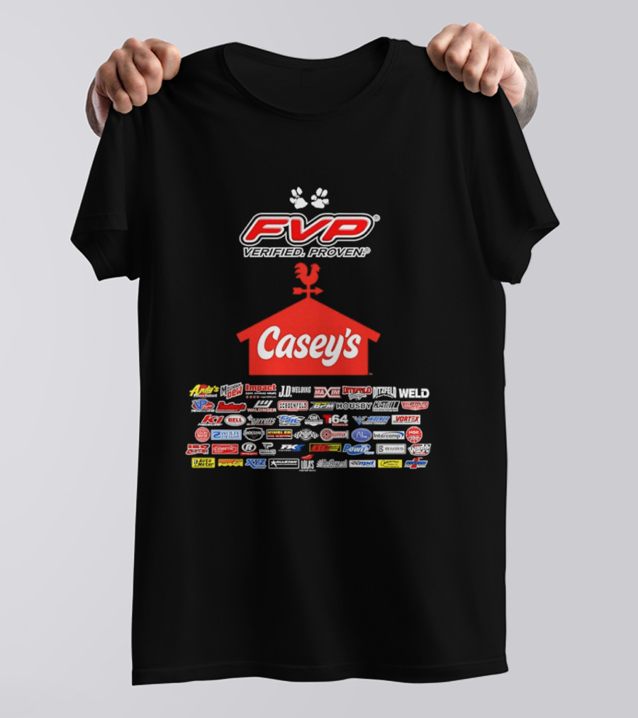 FVP Verified Proven Casey's Racing Performance Brands T-Shirt