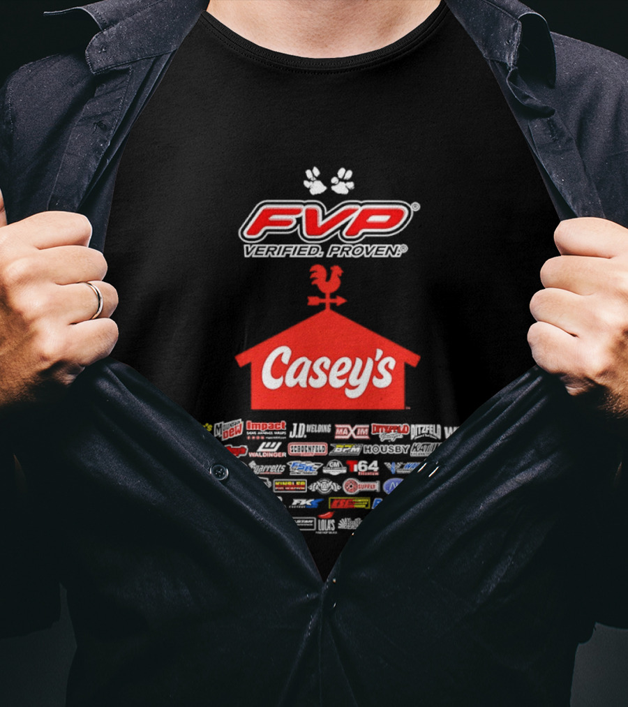 FVP Verified Proven Casey's Racing Performance Brands T-Shirt