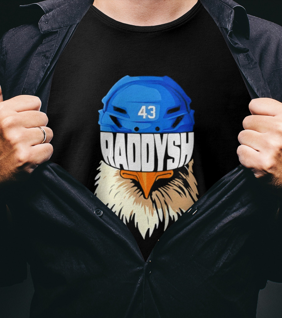 Tampa Bay Lightning Raddysh Bald Eagle 43 Helmet T-Shirt