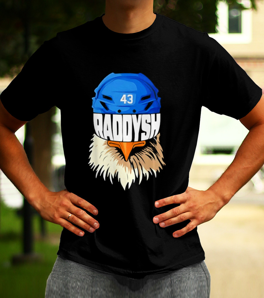 Tampa Bay Lightning Raddysh Bald Eagle 43 Helmet T-Shirt