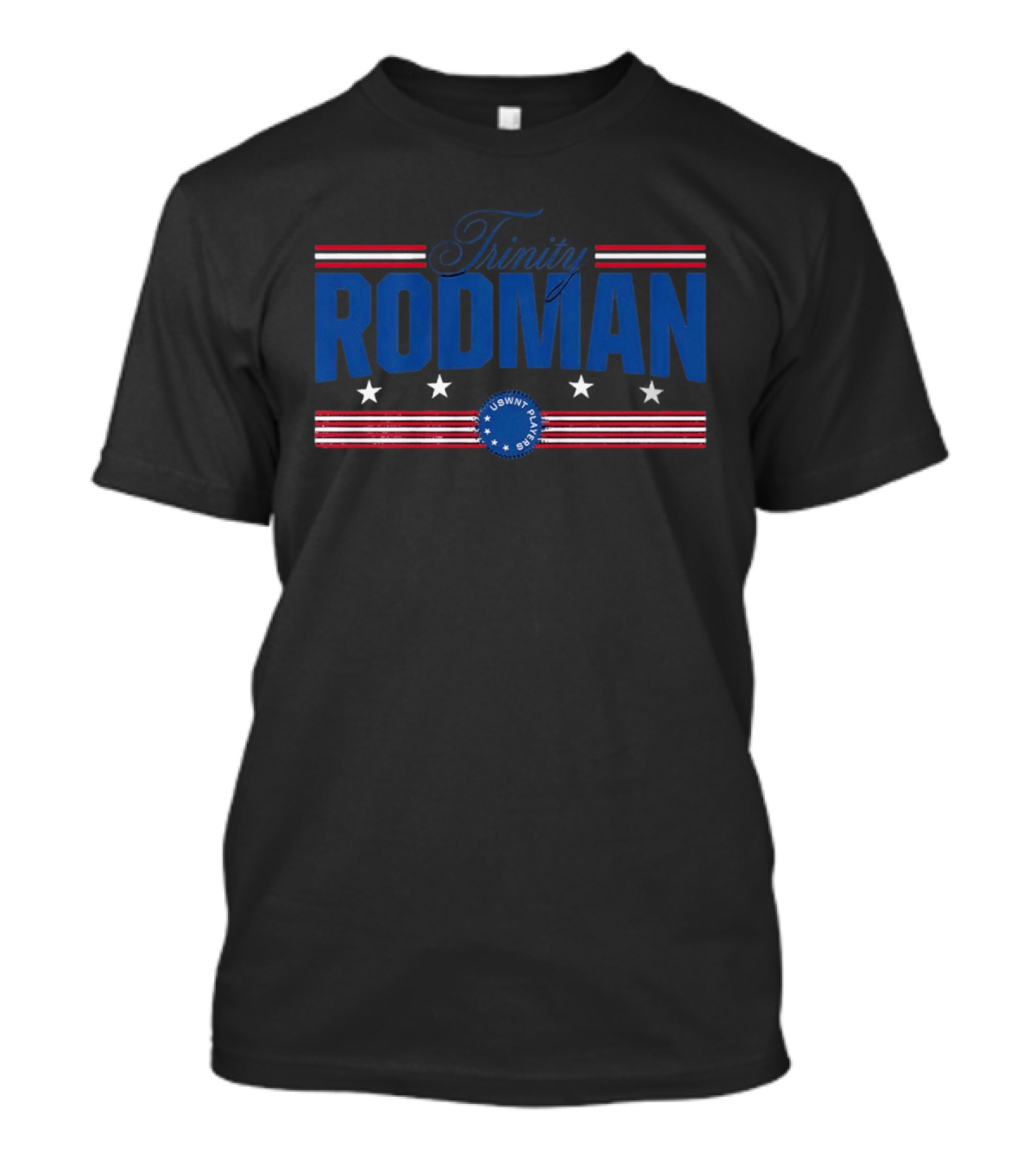 Trinity Rodman USWNT Player Stars And Stripes T-Shirt