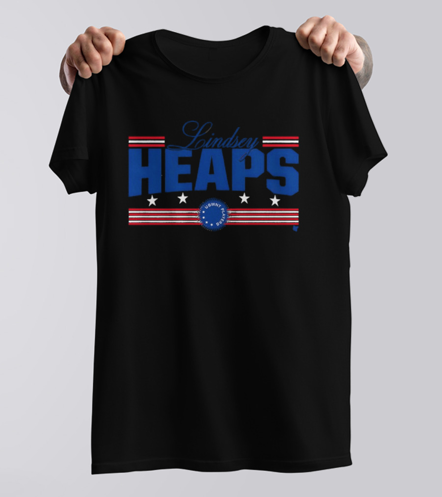 Lindsey Heaps USWNT Players Stars And Stripes T-Shirt