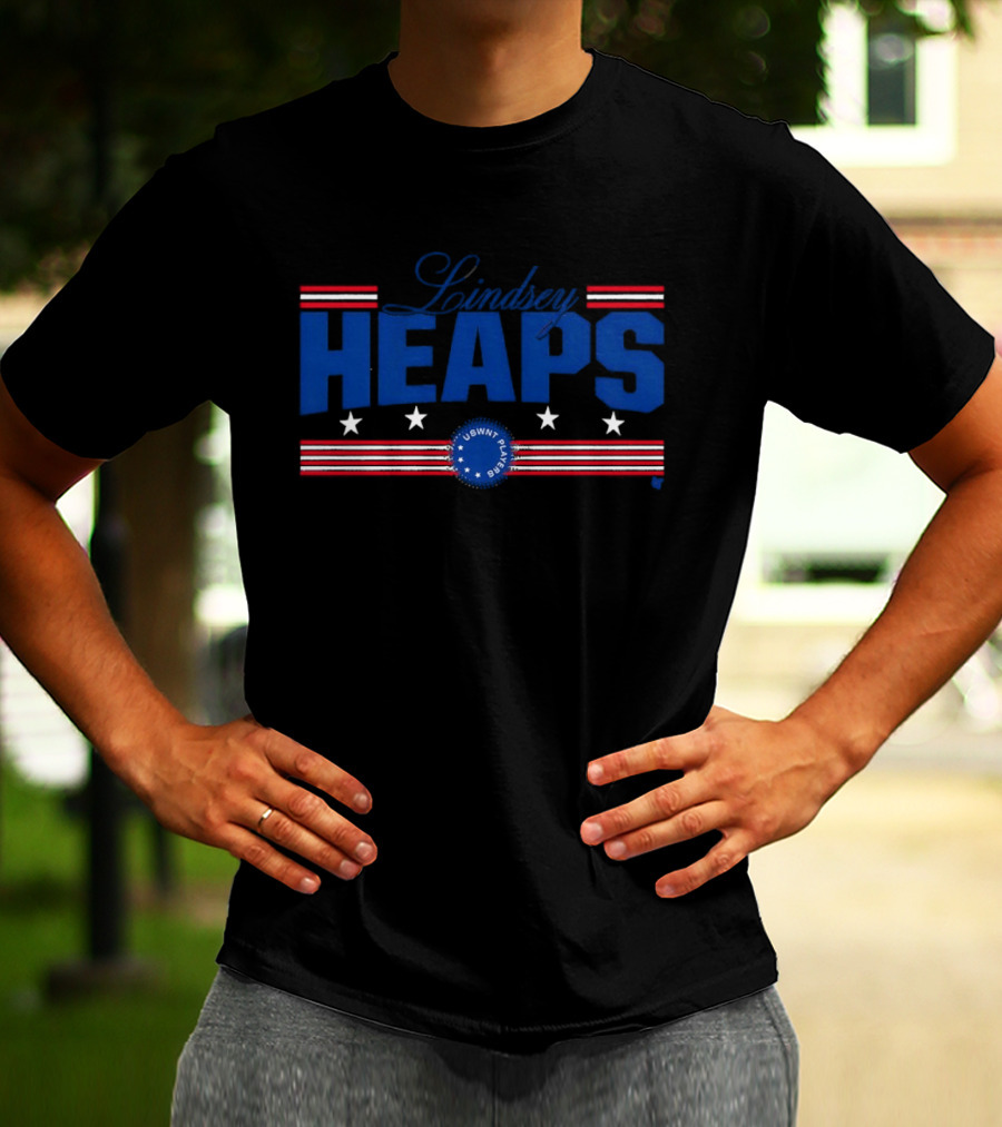 Lindsey Heaps USWNT Players Stars And Stripes T-Shirt