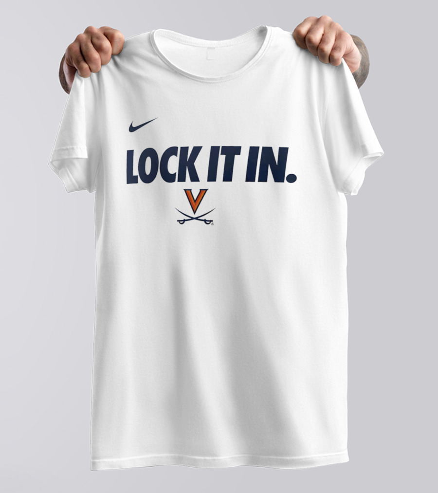 Nike Lock It In Virginia Cavaliers V Crossed Sabres T-Shirt