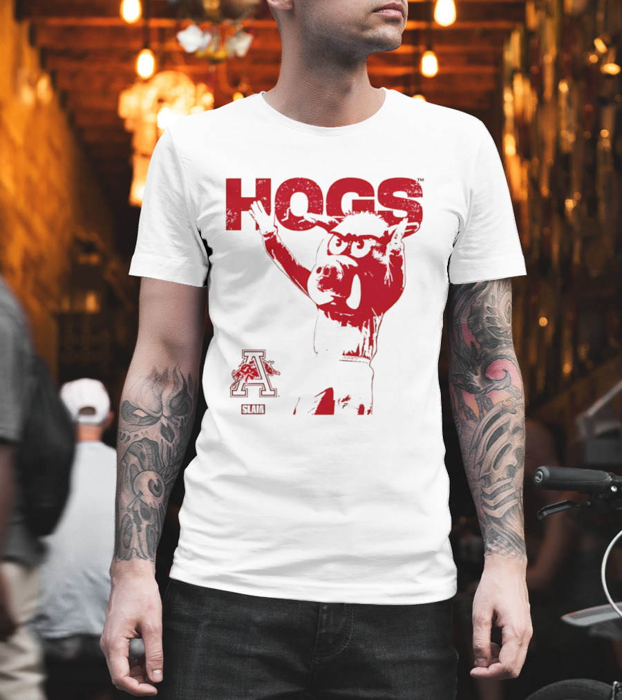 Arkansas Hogs Slam A Mode T-Shirt